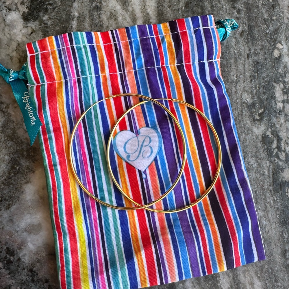 Brighton | Gold Hoops 925 Silver